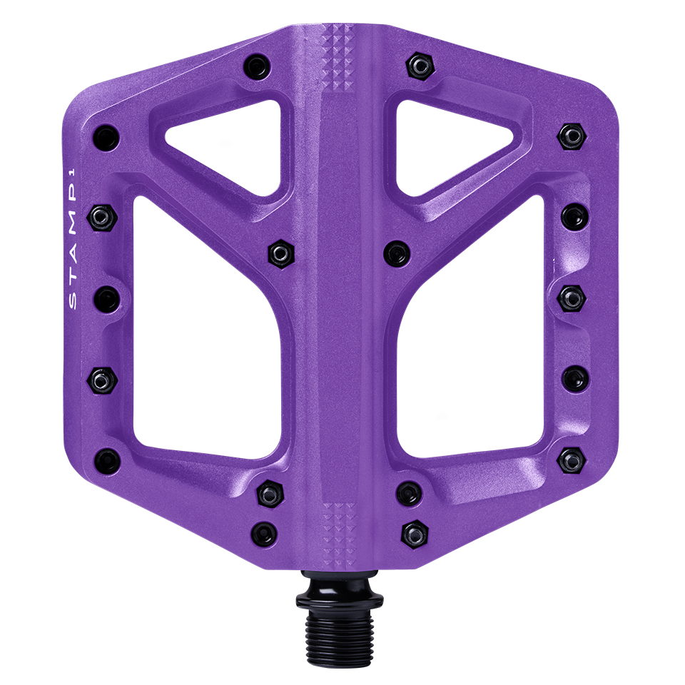 Crank Brothers Stamp 1 Pedals - Large Purple